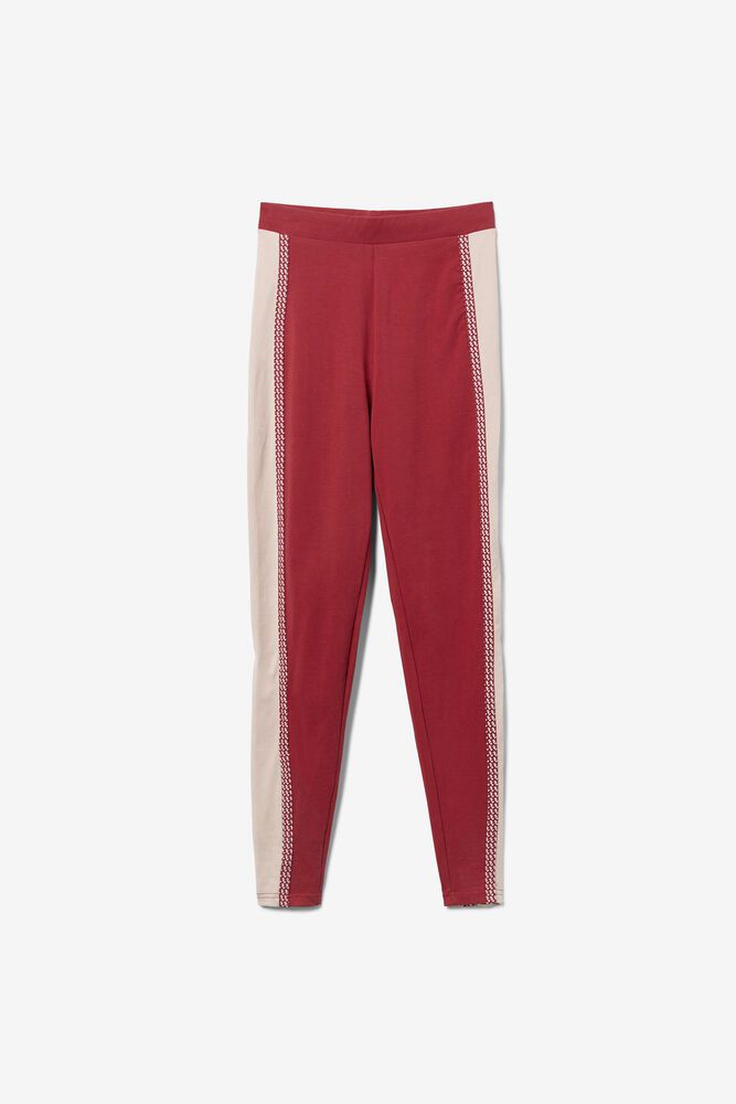 Fila Legging Damske Ona Červené - DKSXG1234